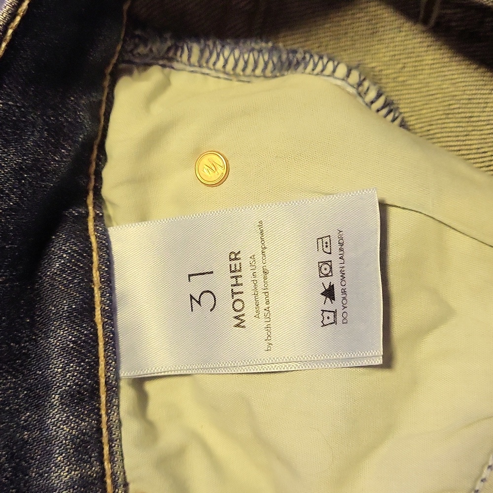MOTHER The Kick It Jean's In Tell It To The Pope 31 NWT - Picture 9 of 14